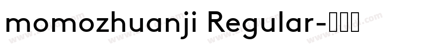 momozhuanji Regular字体转换